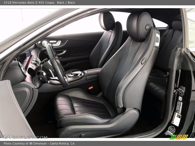 Black / Black 2018 Mercedes-Benz E 400 Coupe