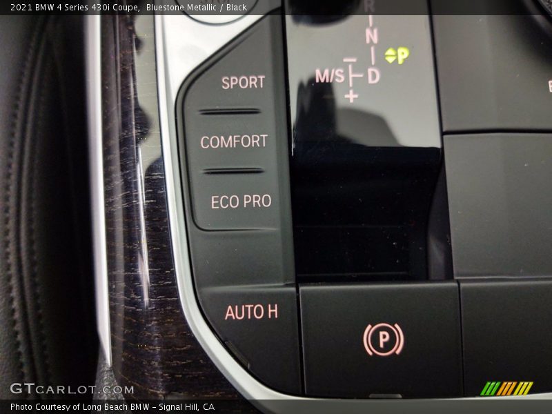 Bluestone Metallic / Black 2021 BMW 4 Series 430i Coupe