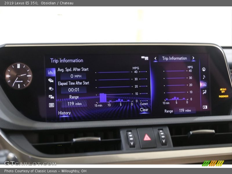 Obsidian / Chateau 2019 Lexus ES 350
