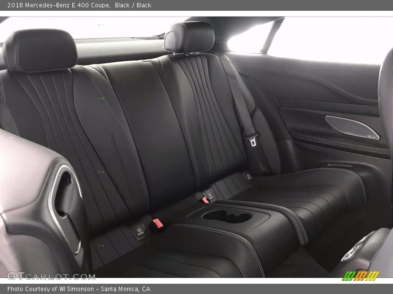 Black / Black 2018 Mercedes-Benz E 400 Coupe