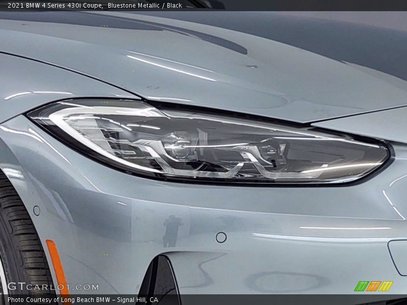 Bluestone Metallic / Black 2021 BMW 4 Series 430i Coupe