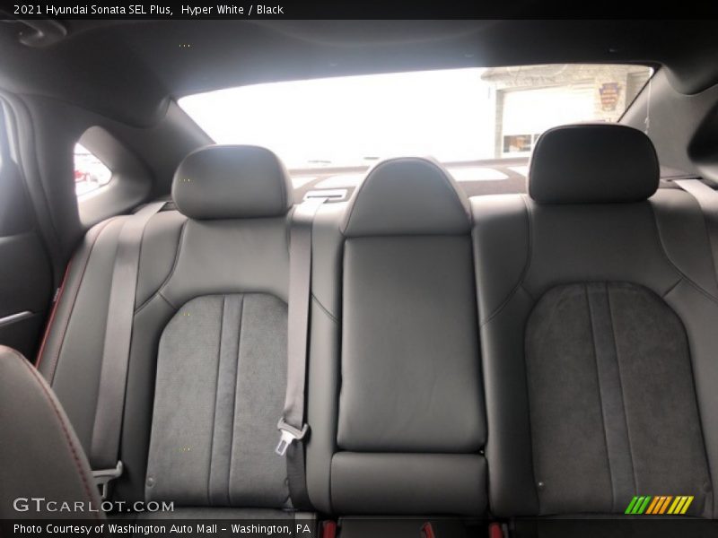 Hyper White / Black 2021 Hyundai Sonata SEL Plus