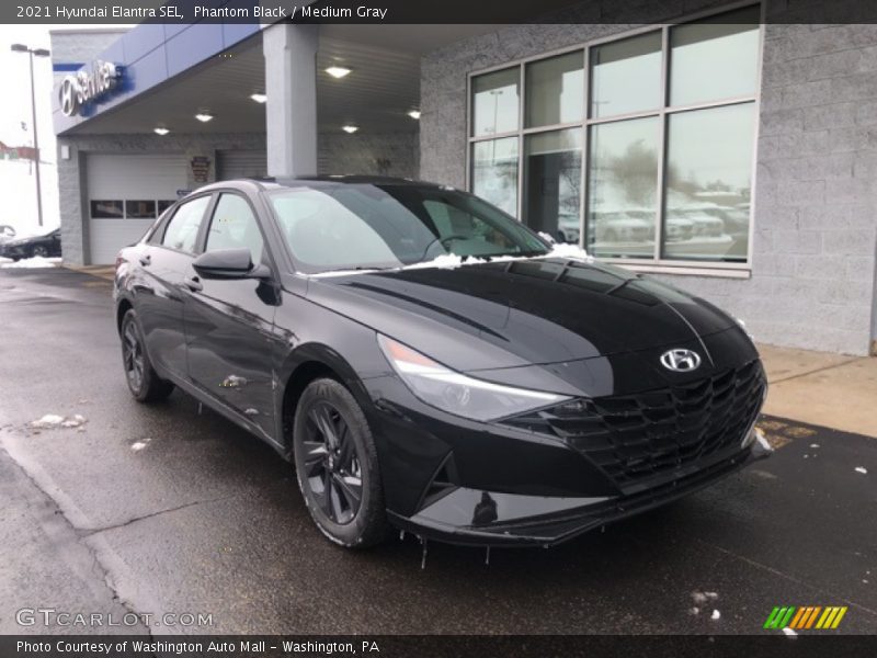 Phantom Black / Medium Gray 2021 Hyundai Elantra SEL