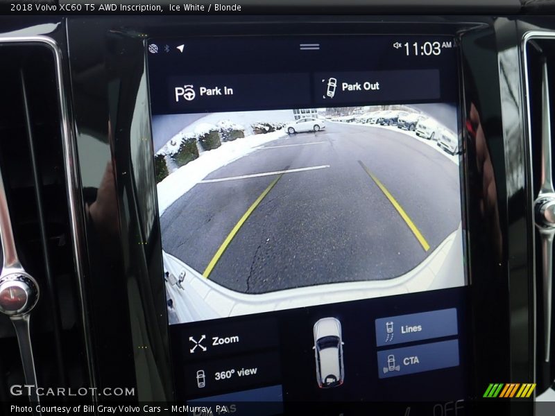 Ice White / Blonde 2018 Volvo XC60 T5 AWD Inscription