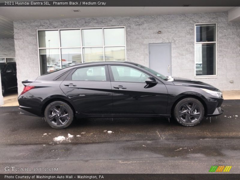 Phantom Black / Medium Gray 2021 Hyundai Elantra SEL