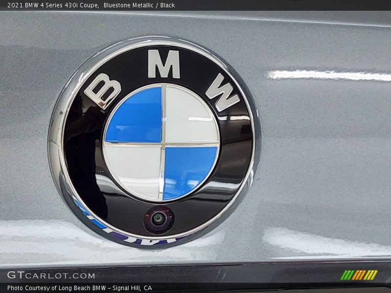 Bluestone Metallic / Black 2021 BMW 4 Series 430i Coupe