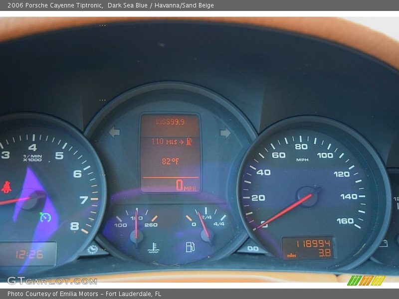  2006 Cayenne Tiptronic Tiptronic Gauges