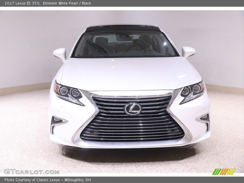 Eminent White Pearl / Black 2017 Lexus ES 350