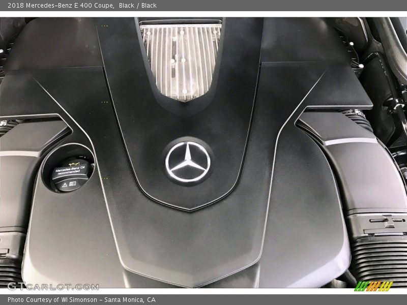 Black / Black 2018 Mercedes-Benz E 400 Coupe