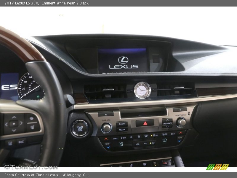 Eminent White Pearl / Black 2017 Lexus ES 350