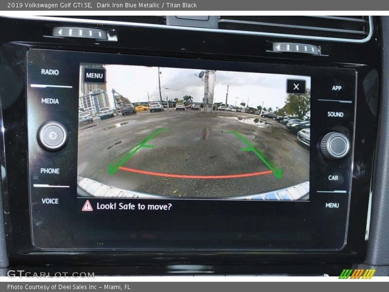 Dark Iron Blue Metallic / Titan Black 2019 Volkswagen Golf GTI SE