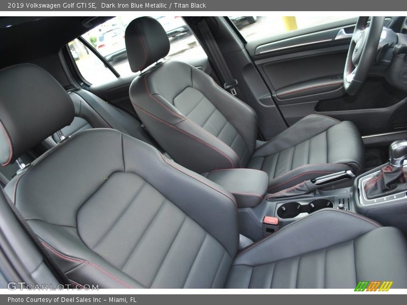 Dark Iron Blue Metallic / Titan Black 2019 Volkswagen Golf GTI SE