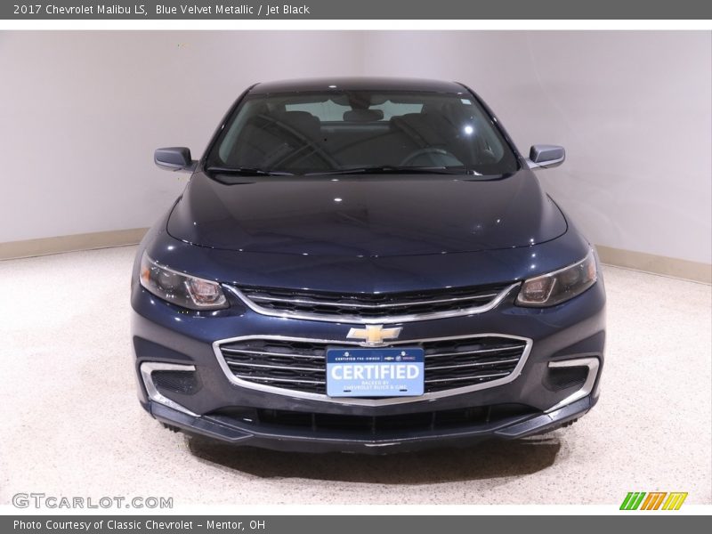 Blue Velvet Metallic / Jet Black 2017 Chevrolet Malibu LS