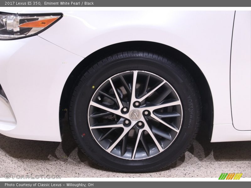 Eminent White Pearl / Black 2017 Lexus ES 350