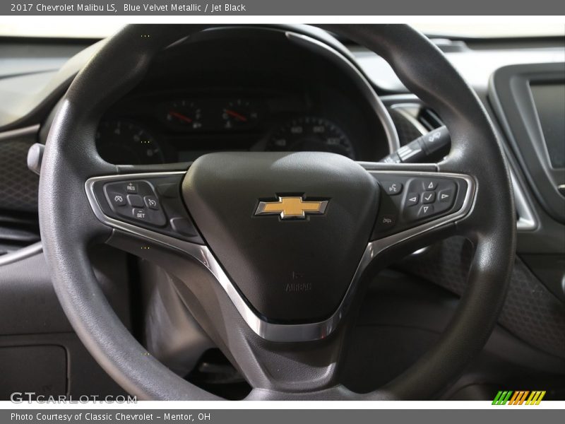 Blue Velvet Metallic / Jet Black 2017 Chevrolet Malibu LS