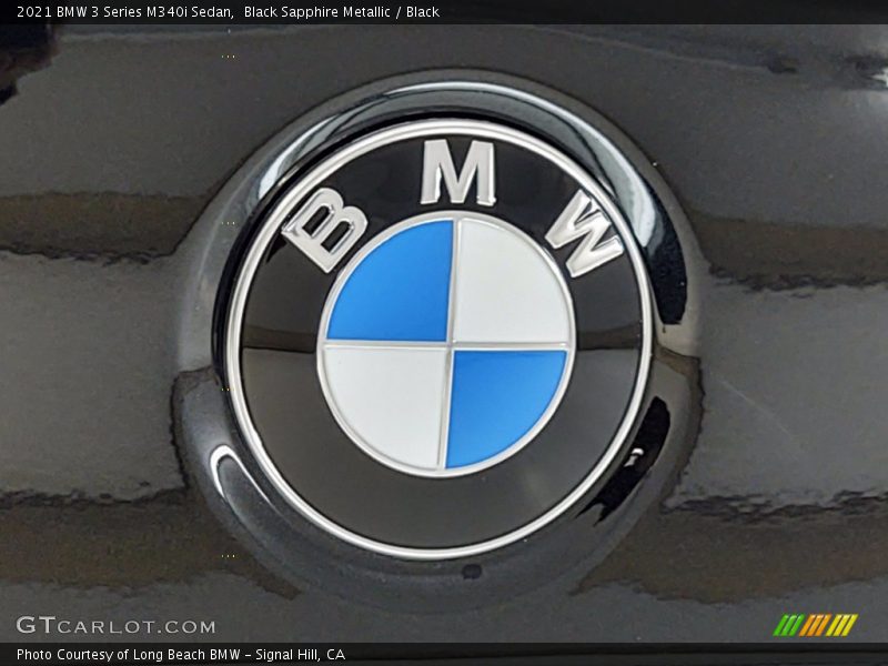 Black Sapphire Metallic / Black 2021 BMW 3 Series M340i Sedan