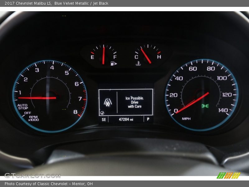 Blue Velvet Metallic / Jet Black 2017 Chevrolet Malibu LS