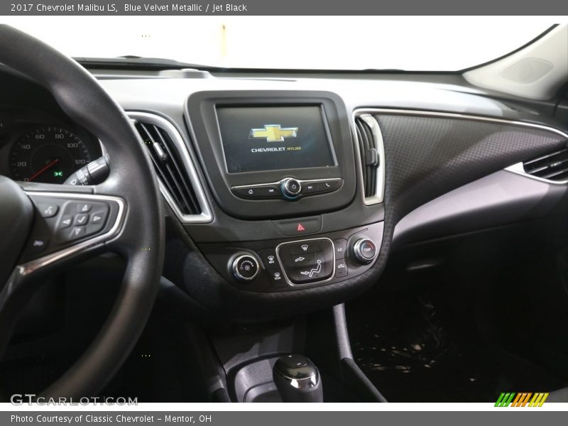 Blue Velvet Metallic / Jet Black 2017 Chevrolet Malibu LS
