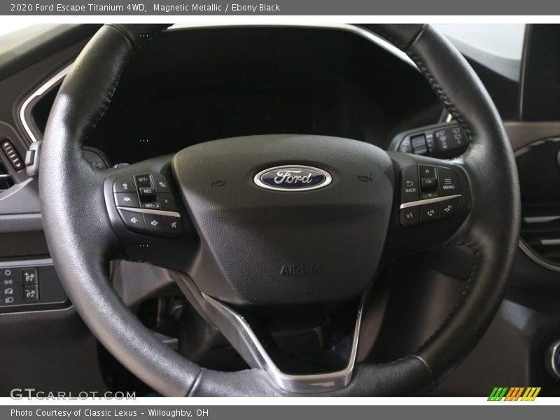 Magnetic Metallic / Ebony Black 2020 Ford Escape Titanium 4WD