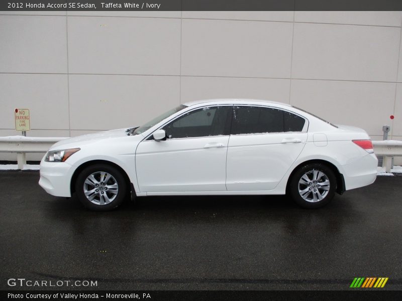 Taffeta White / Ivory 2012 Honda Accord SE Sedan