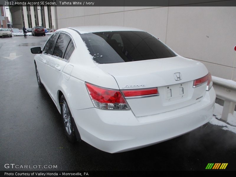 Taffeta White / Ivory 2012 Honda Accord SE Sedan