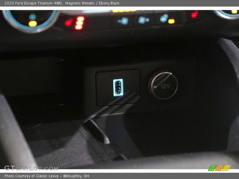 Magnetic Metallic / Ebony Black 2020 Ford Escape Titanium 4WD
