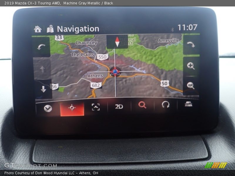 Machine Gray Metallic / Black 2019 Mazda CX-3 Touring AWD
