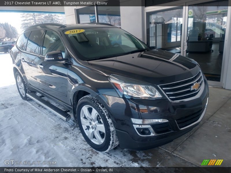 Tungsten Metallic / Ebony 2017 Chevrolet Traverse LT AWD