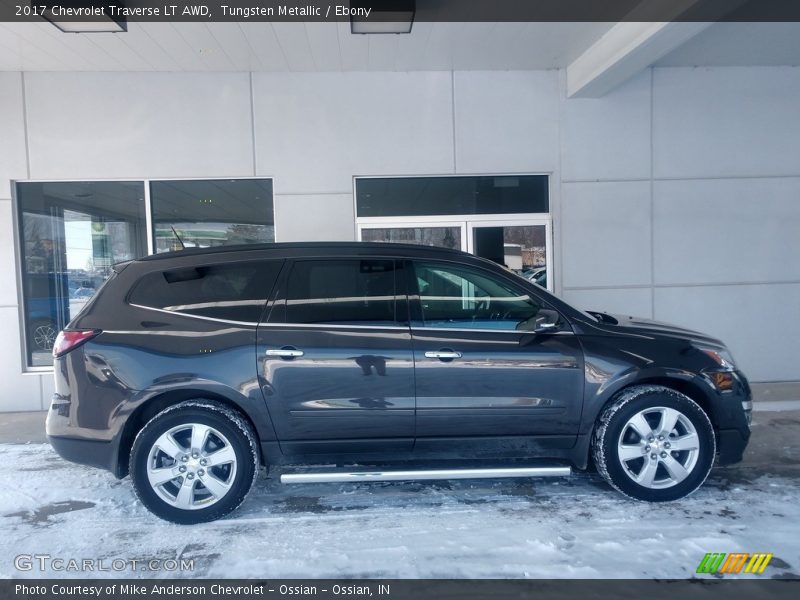 Tungsten Metallic / Ebony 2017 Chevrolet Traverse LT AWD