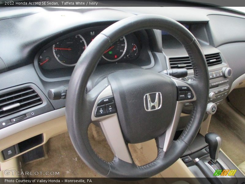 Taffeta White / Ivory 2012 Honda Accord SE Sedan