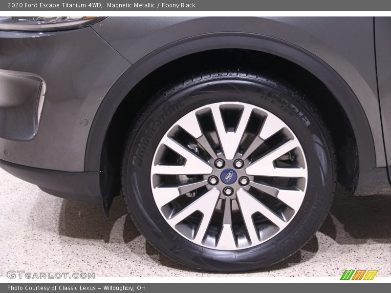 Magnetic Metallic / Ebony Black 2020 Ford Escape Titanium 4WD