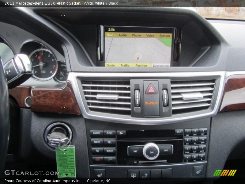 Arctic White / Black 2011 Mercedes-Benz E 350 4Matic Sedan