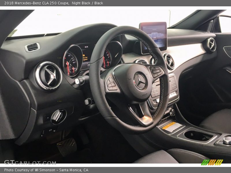 Night Black / Black 2018 Mercedes-Benz CLA 250 Coupe