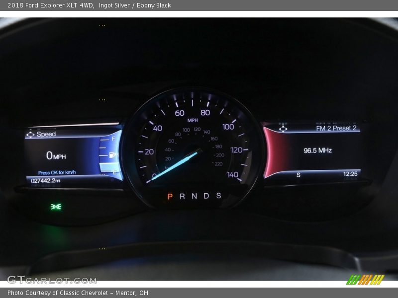 Ingot Silver / Ebony Black 2018 Ford Explorer XLT 4WD