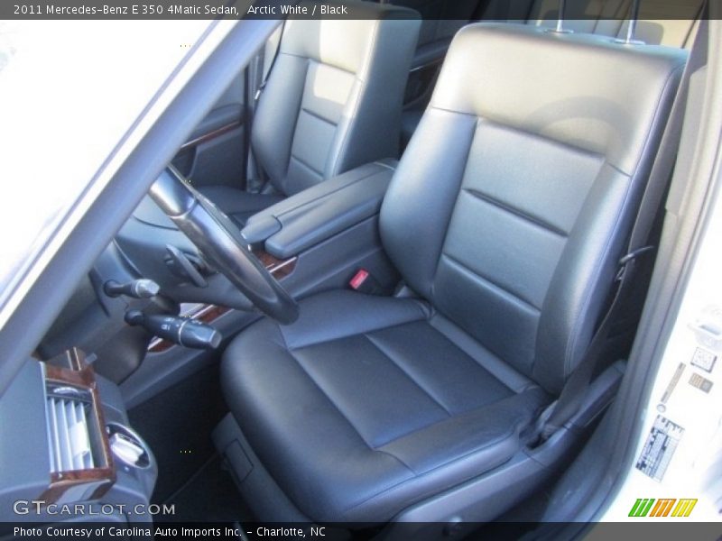 Arctic White / Black 2011 Mercedes-Benz E 350 4Matic Sedan