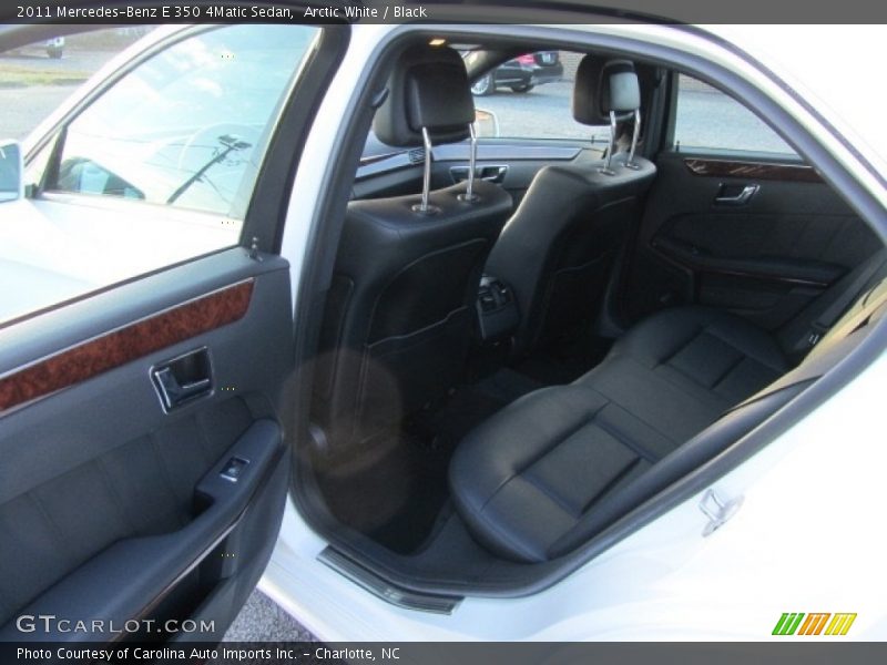 Arctic White / Black 2011 Mercedes-Benz E 350 4Matic Sedan