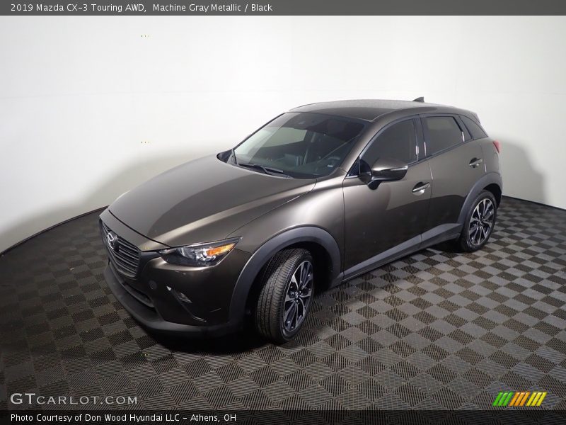 Machine Gray Metallic / Black 2019 Mazda CX-3 Touring AWD