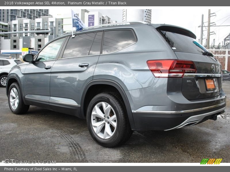 Platinum Gray Metallic / Titan Black 2018 Volkswagen Atlas SEL 4Motion