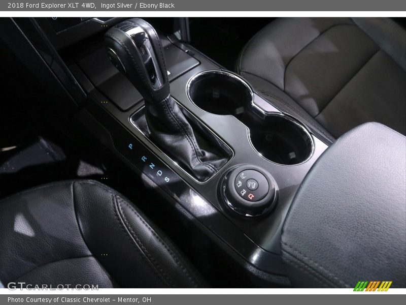 Ingot Silver / Ebony Black 2018 Ford Explorer XLT 4WD