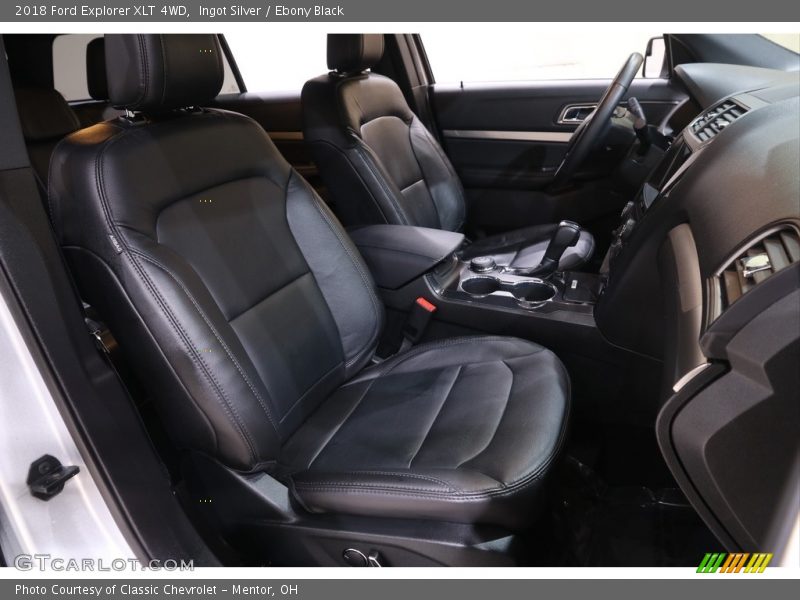 Ingot Silver / Ebony Black 2018 Ford Explorer XLT 4WD