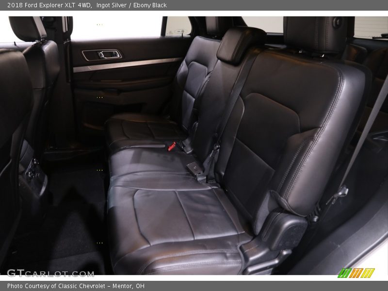 Ingot Silver / Ebony Black 2018 Ford Explorer XLT 4WD