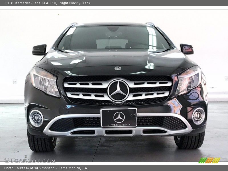 Night Black / Black 2018 Mercedes-Benz GLA 250