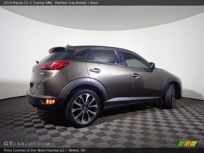 Machine Gray Metallic / Black 2019 Mazda CX-3 Touring AWD