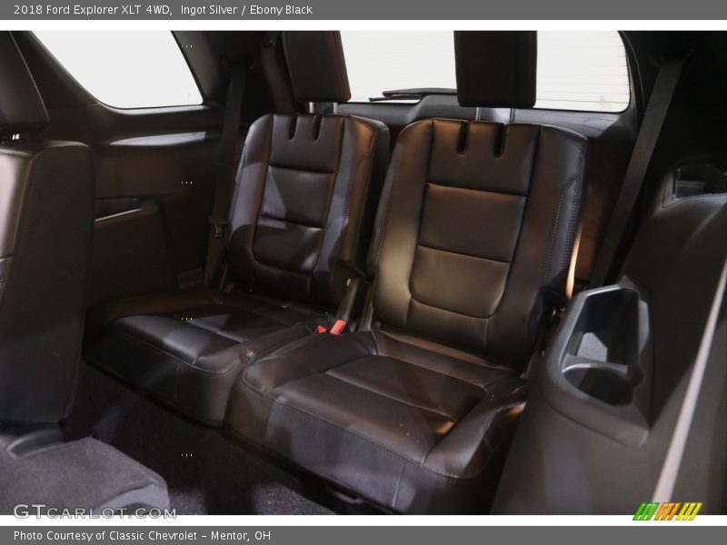 Ingot Silver / Ebony Black 2018 Ford Explorer XLT 4WD