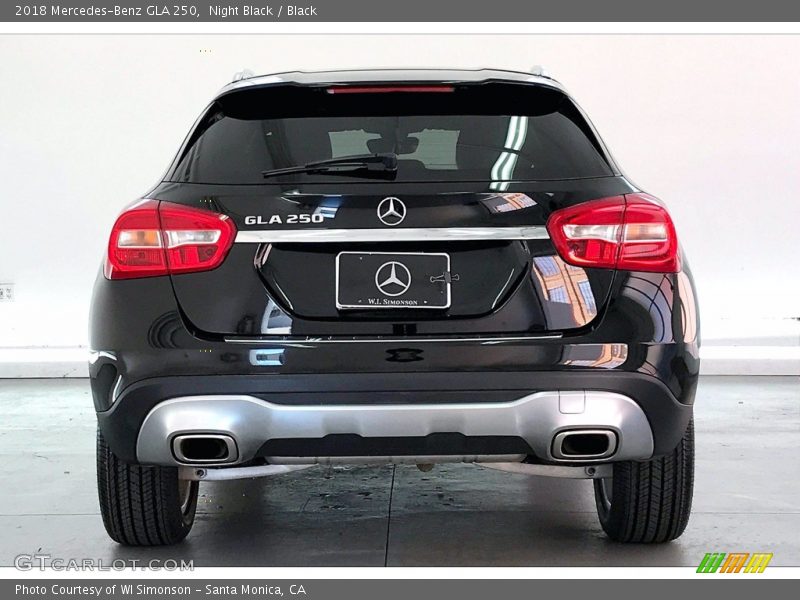 Night Black / Black 2018 Mercedes-Benz GLA 250