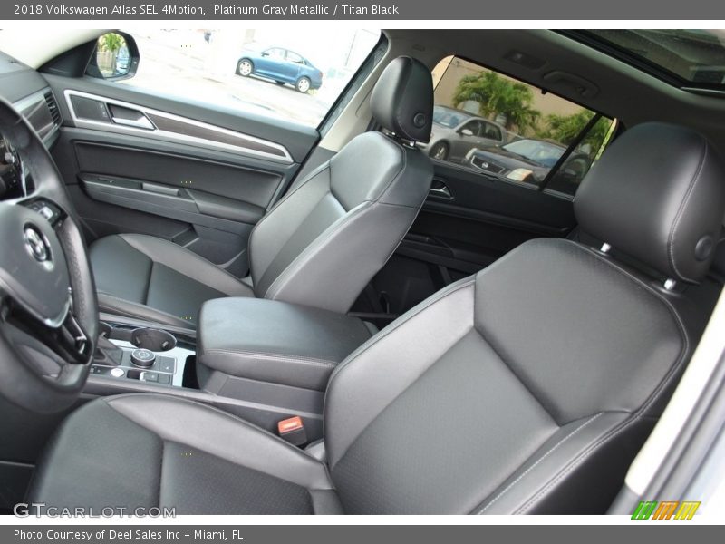 Front Seat of 2018 Atlas SEL 4Motion