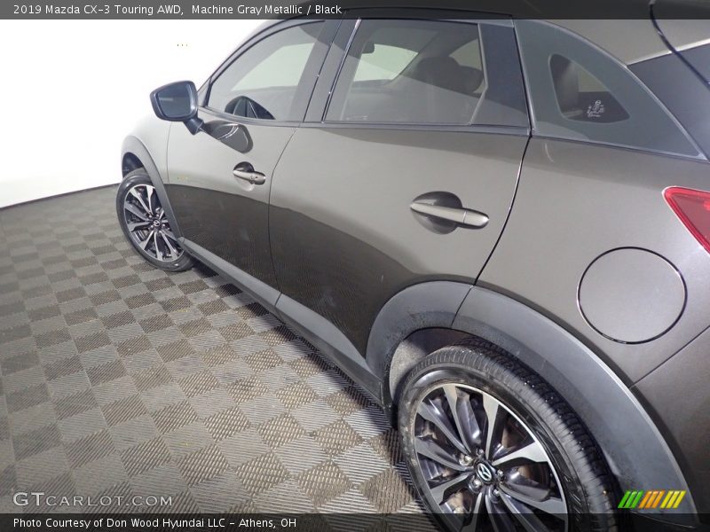 Machine Gray Metallic / Black 2019 Mazda CX-3 Touring AWD