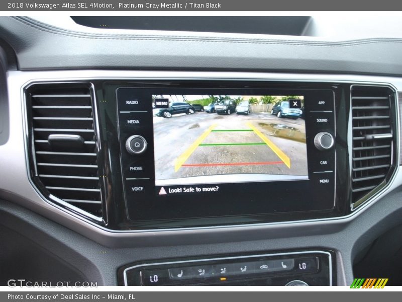 Platinum Gray Metallic / Titan Black 2018 Volkswagen Atlas SEL 4Motion