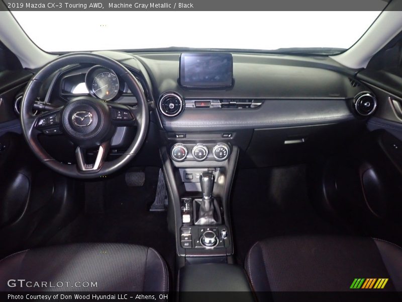 Machine Gray Metallic / Black 2019 Mazda CX-3 Touring AWD