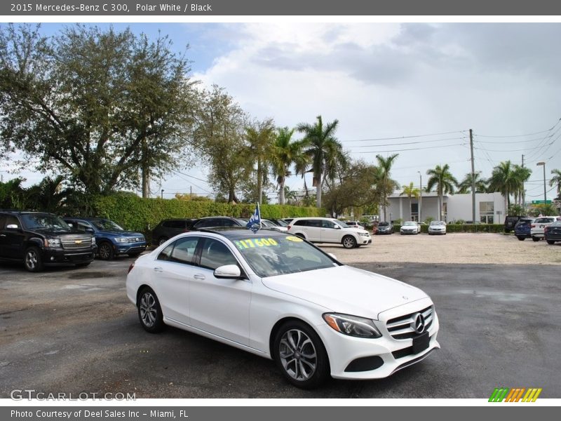 Polar White / Black 2015 Mercedes-Benz C 300